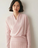 New Pure Cashmere V-Neck Knit Sweater