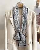 Women's Printed Silk Scarf & Shawl