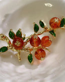 Exquisite Ruyi-Style Chinese Brooch
