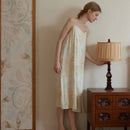 Satin Bamboo Shadow Print Nightdress