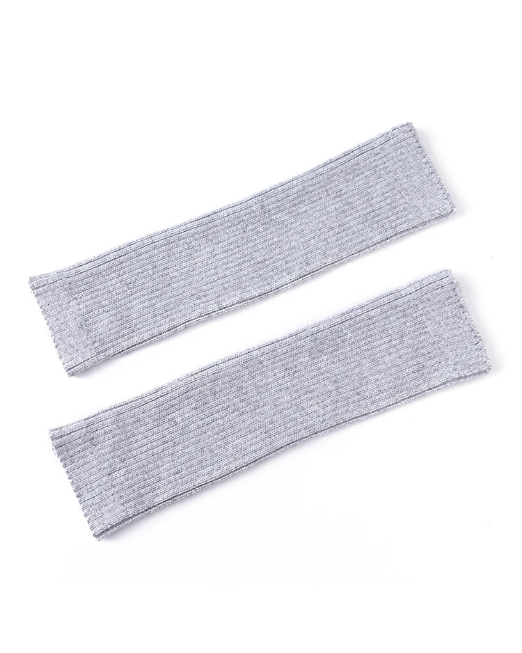 Ribbed Wool-Blend Calf Warmers