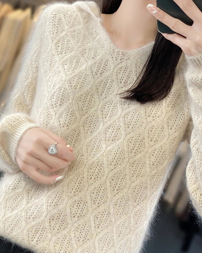 Mink Cashmere Hooded Sweater