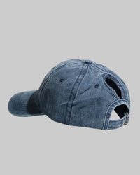 Washed-Ponytail Outdoor Sport Cap