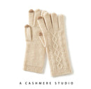 Full Finger Pure Cashmere Gloves