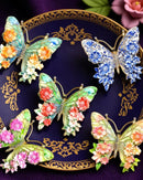 Colorful Butterfly-Shaped Brooch