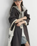 Belted Cotton Lyocell Trench Coat