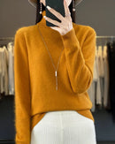 Mink Cashmere Turtleneck Sweater