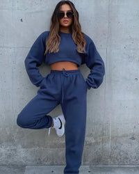 Thicken Sweatshirt & Pants Set