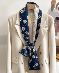 Women's Printed Silk Scarf & Shawl