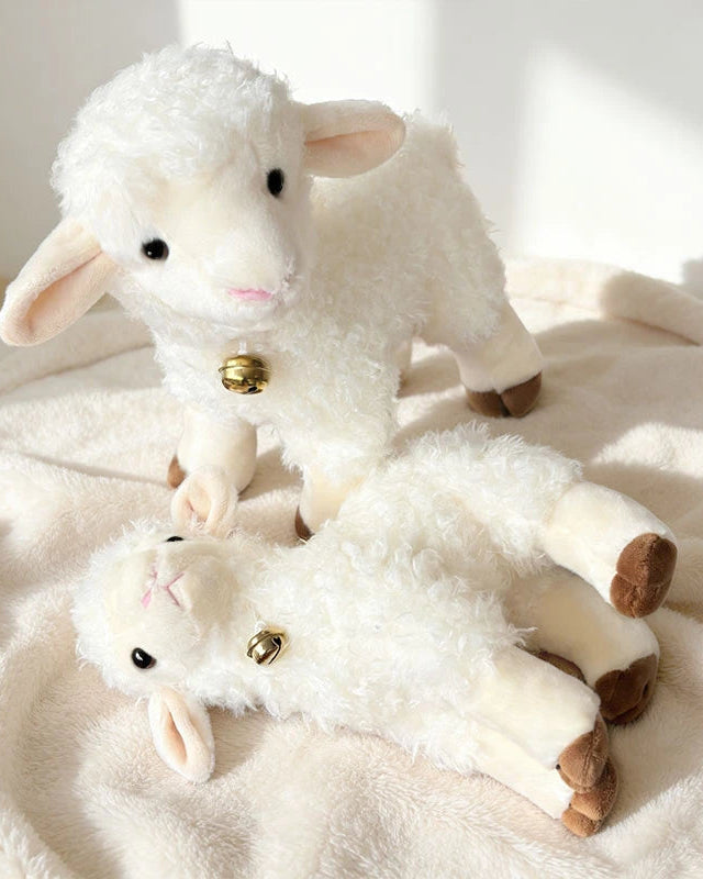 Bell Lamb Plush Stuffed Animal Toy