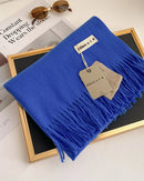Thick Faux-Cashmere Shawl