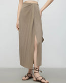 Women Irregular Suspender Tops Skirt Sets