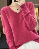 Merino Wool V-Neck Sweater