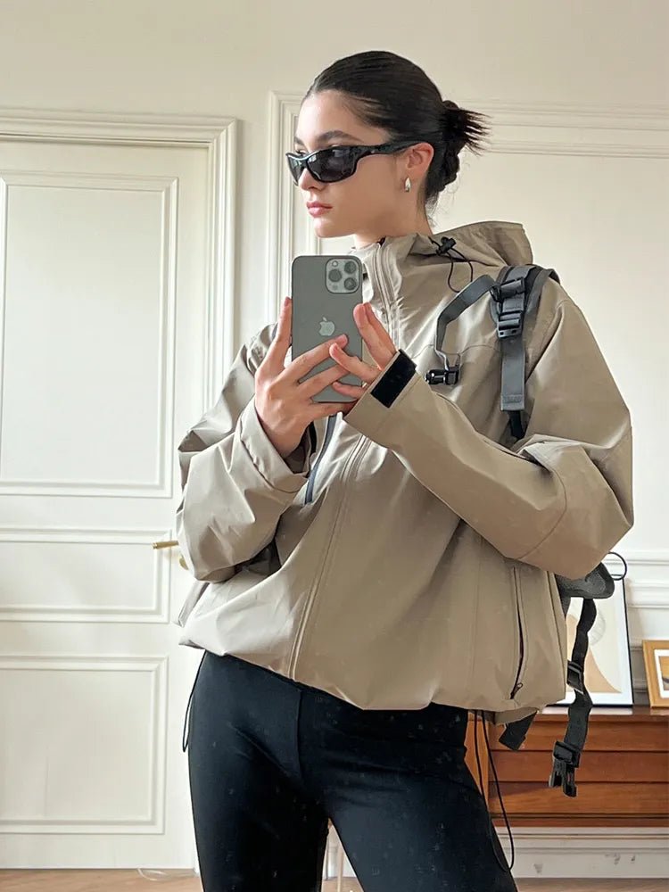 Vintage Hooded WindbreakerJacket