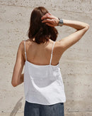 Casual V-Neck Adjustable Strap Vest
