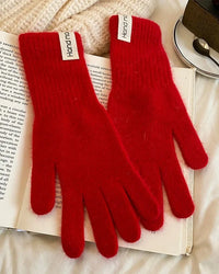 Stretchy Touchscreen Knit Mittens