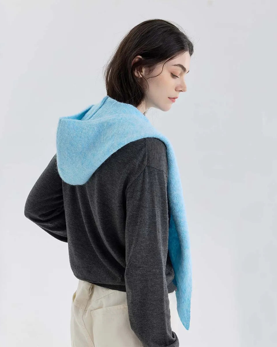 Structured Knit One-Piece Neck Warmer