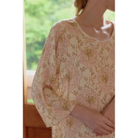 Chinese Style Retro Flower Print Sleepdress
