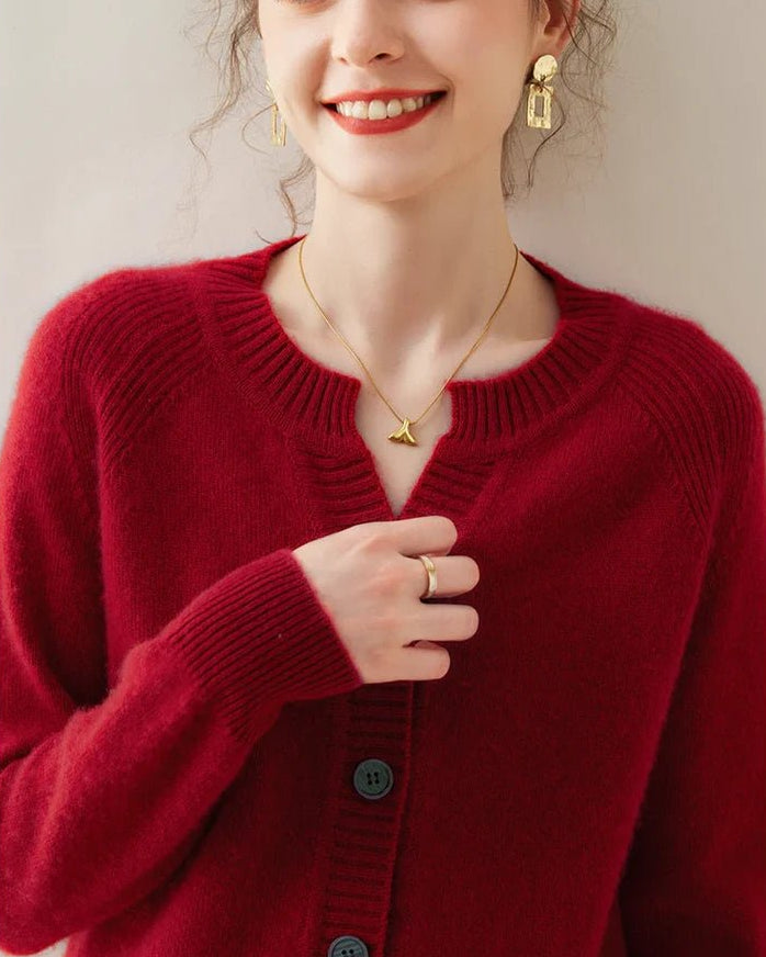 Cashmere Knitted Cardigan