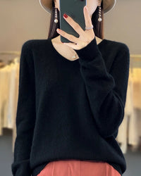 Extrafine Merino Wool V-Neck Sweater