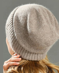 Satin-Lined Cashmere Beanie