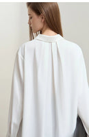 Solid Loose Chic Chiffon Blouses