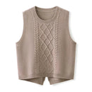 Round Neck Wool Vest