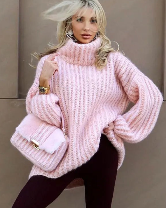 Designers' Oversized Turtleneck Sweater