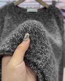 Marled Wool Crewneck Sweater