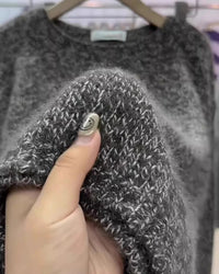 Marled Wool Crewneck Sweater