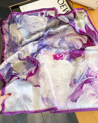New Women's Silk Printed Scarf