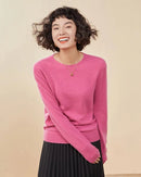 Casual Round Neck Loose Cashmere Sweater
