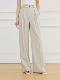 High Waist Straight Pants
