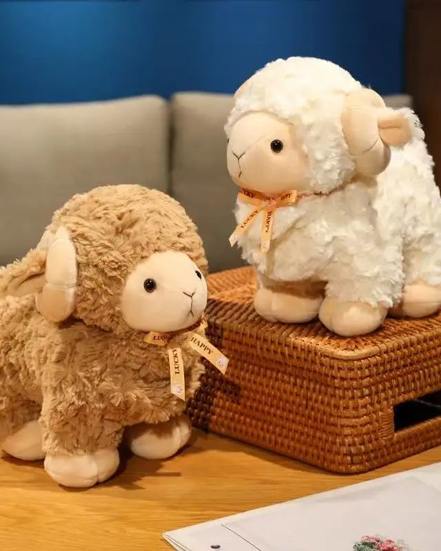 Curly Wool Sheep Kawaii Plush Stuffed Doll