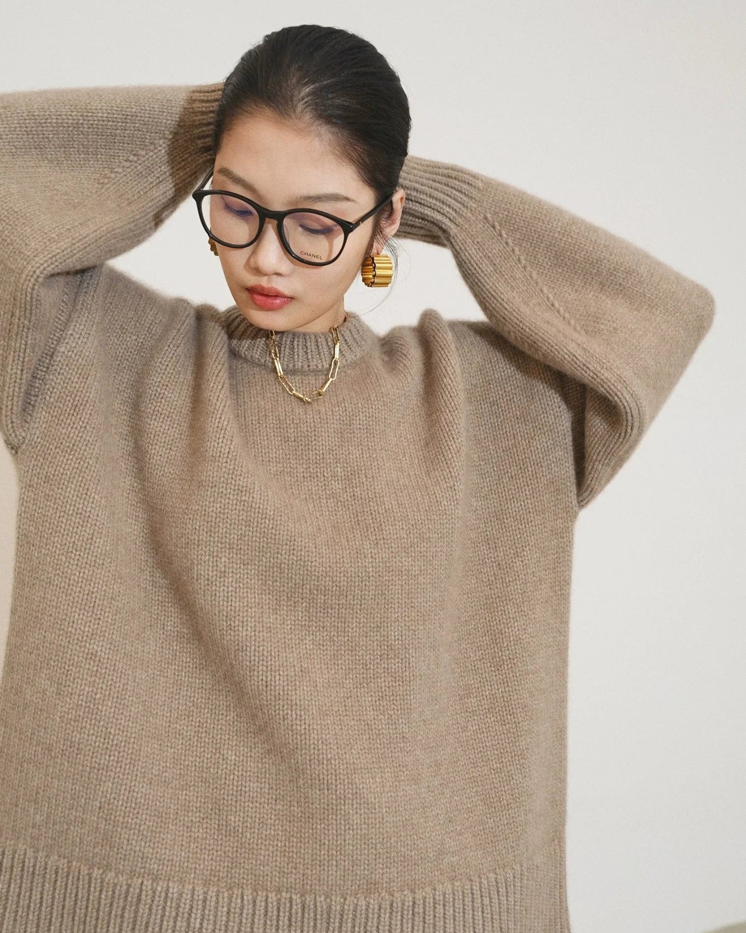 Round Neck Wool Sweater