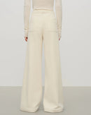 Retro Loose Fitting Straight Leg Casual Trousers