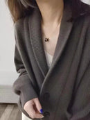 Shawl Collared 100% Cashmere Cardigan