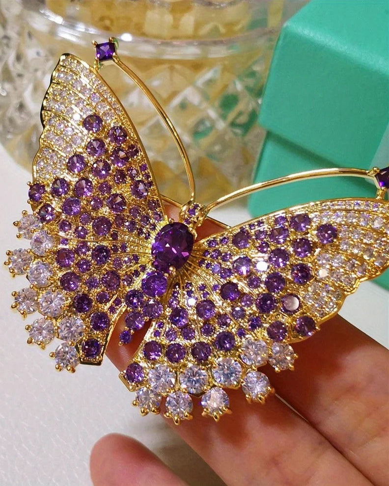 Exquisite New Butterfly-Shaped Brooch