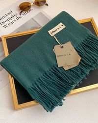 Thick Faux-Cashmere Shawl