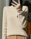 Merino Wool Diamond Jacquard Sweater