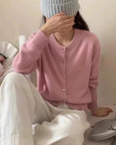 Heavyweight Cashmere Love Buckle Cardigan