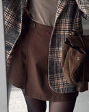 Asymmetric A-Line Mini Skort