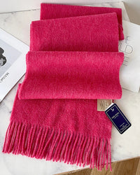 Fringed Wool Scarf