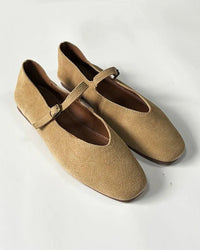 Stylish Low-Cut Lace-Up Round-Toe Flat Shoes