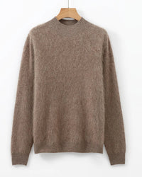 Soft Cashmere Mock-Neck Sweater