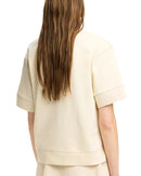 Elegant Embroidered V-Neck Short-Sleeved T-Shirt