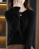 Merino Wool Round Neck Sweater