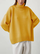 Turtleneck Oversized Pullover Sweater