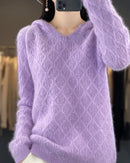 Mink Cashmere Hooded Sweater