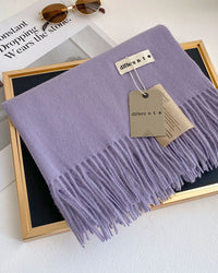 Thick Faux-Cashmere Shawl